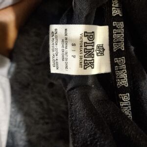 Victoria's Secret PINK  Blinged Out Steelers Black Hoodie Love Pink On Back